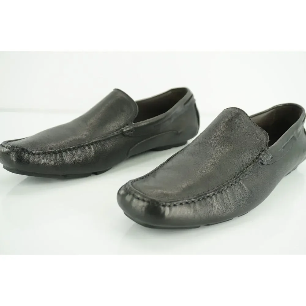 To Boot New York Men's Barkley Black Leather Driving Loafers